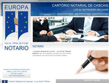 Tablet Screenshot of notarioluisbelchior.com